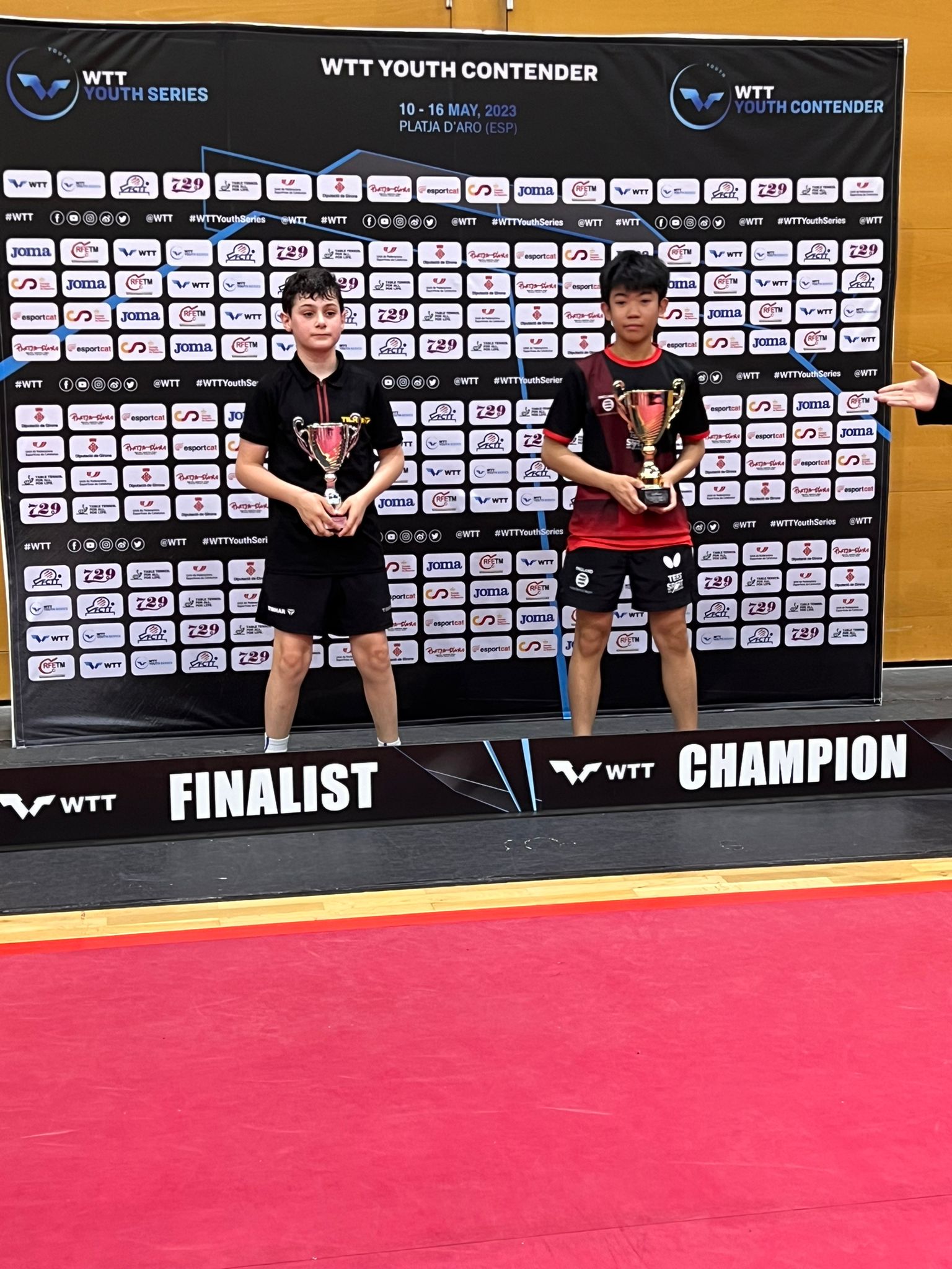 WTT Youth Contender Spanje 2023 Vlaamse Tafeltennisliga